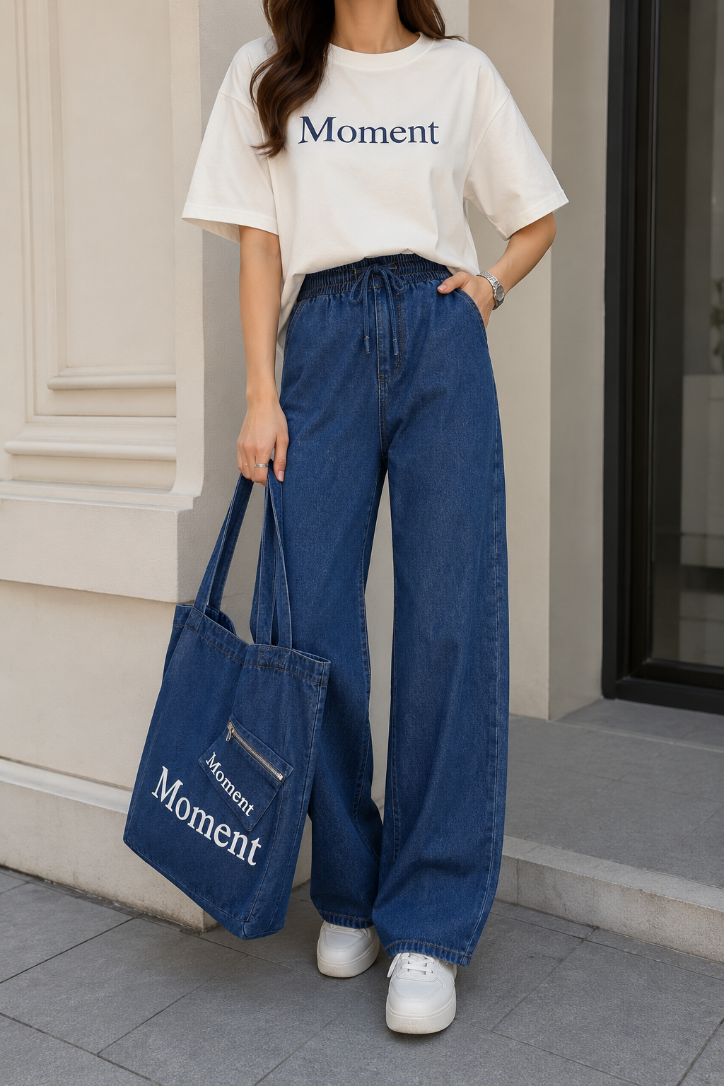 AA 0112C Urban Denim Co-ord Set