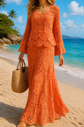 AA 0111C Aura Crochet Maxi Set