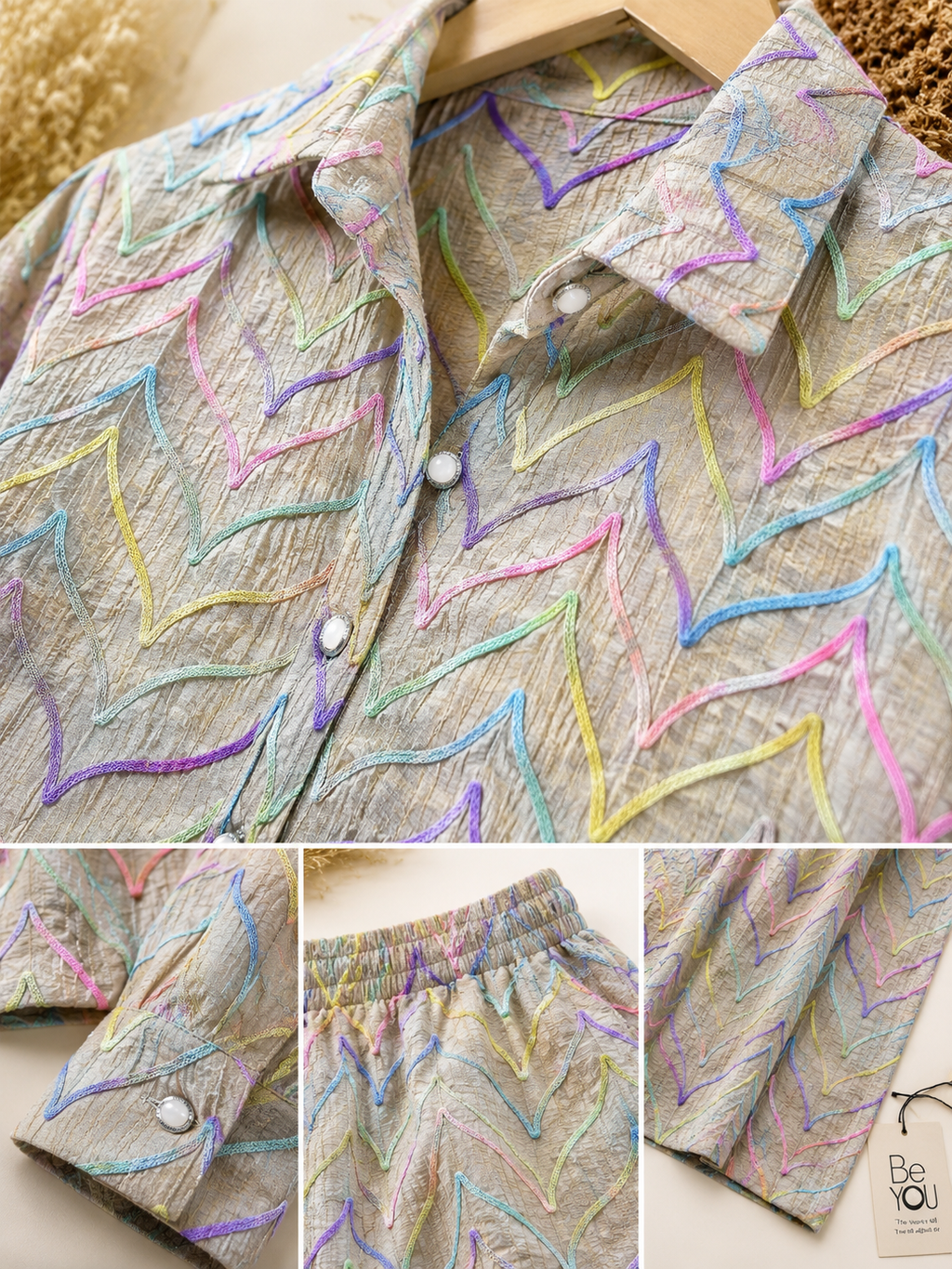 AA 151 Pastel Wave Coord Set