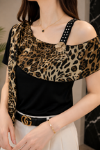 AA 0111F Wild Elegance Draped Top