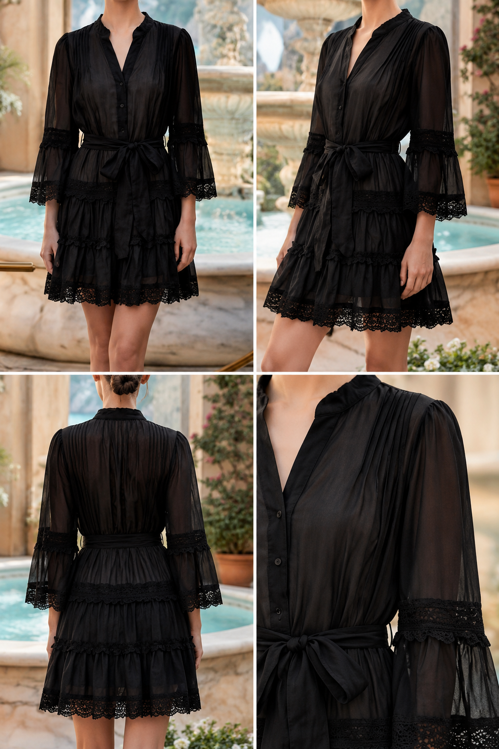 AA 0113C Midnight Grace Dress
