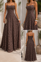 AA 0112C Blossom Lace Evening Gown