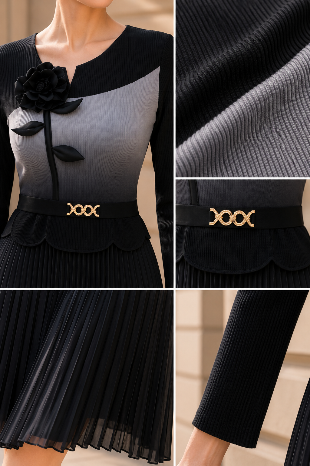 AA 0112C Midnight Elegance Dress