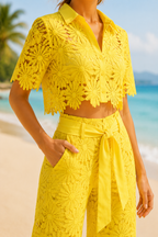 AA 0111C Sunlit Bloom Crochet Co-Ord Set