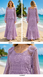 AA 0111C Aura Crochet Maxi Set