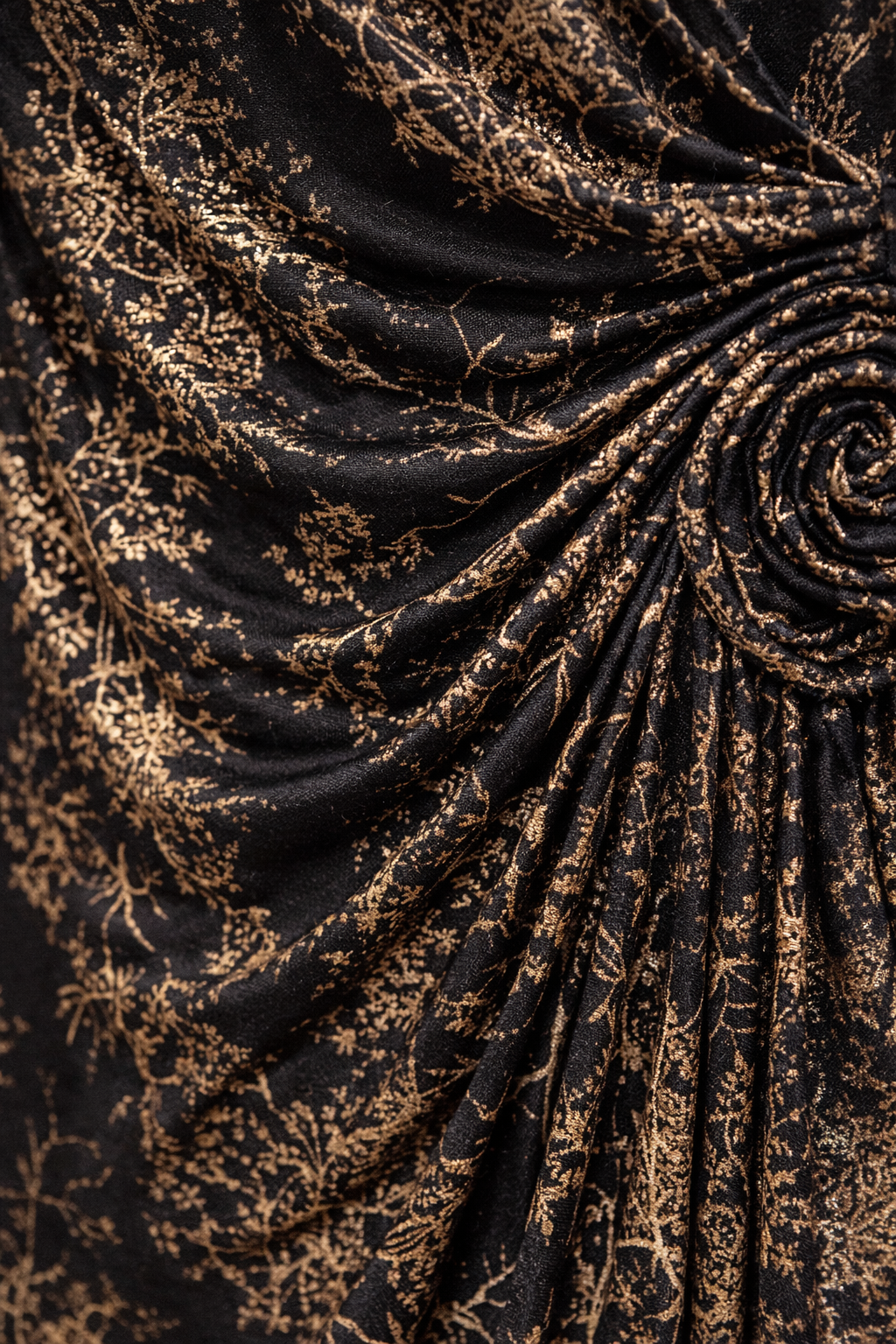 Midnight Gold Maxi Dress