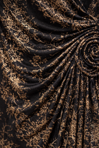 Midnight Gold Maxi Dress