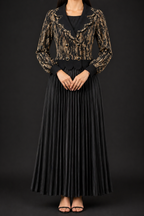 AA1102-Aurelia Pleated Dress