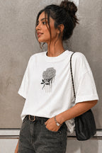 Blush Crystal Bloom Tee