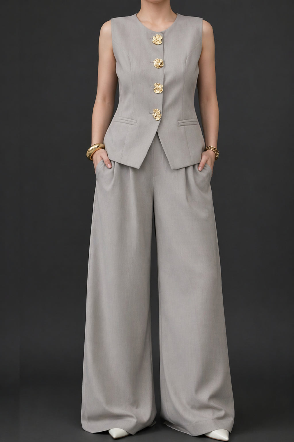 Ecru Blossom Coord Set