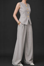 Ecru Blossom Coord Set